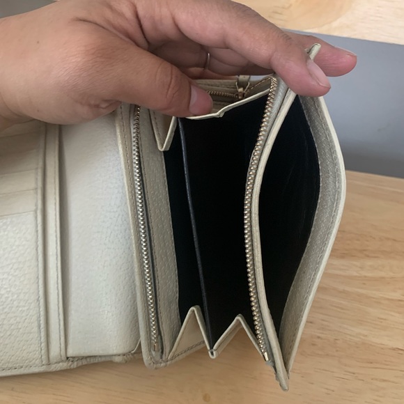 Gucci Supreme GG Canvas Snap Wallet with Biege Trim - Picture 8 of 10